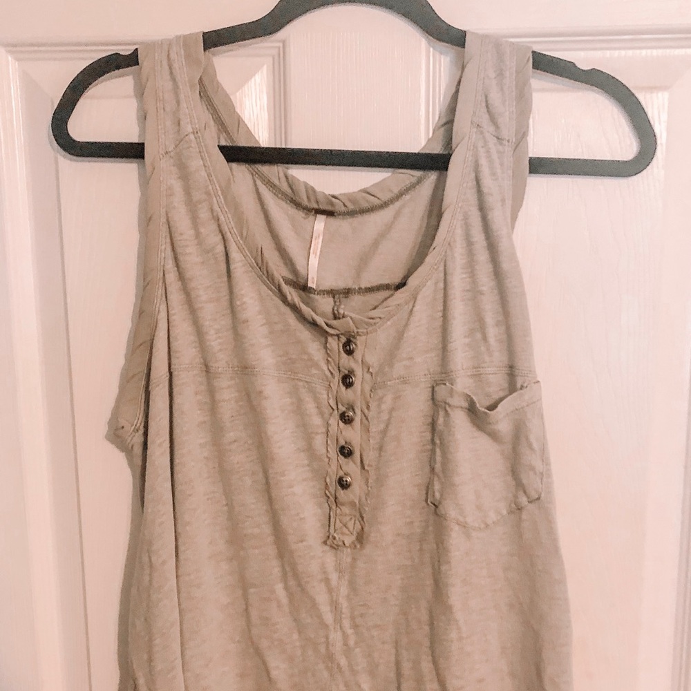 Free People Grey Tank